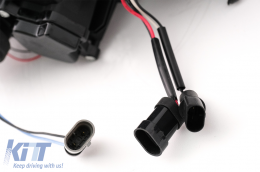 Fanária Emprós LED Mátia Aggélou katállhloi gia BMW Seirá 3 E46 Ananéosh Limouzína Touring (2001-2005) Mavro-image-6087916