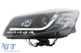 Fanária Emprós LED Proboleís Hméras (DRL) katállhloi gia Opel Insignia (2008-2012) Mavro fóta hméras-image-6093233
