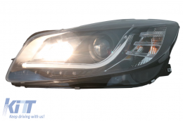 Fanária Emprós LED Proboleís Hméras (DRL) katállhloi gia Opel Insignia (2008-2012) Mavro fóta hméras-image-6093235