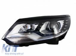 Fanária Emprós LED Proboleís Hméras (DRL) katállhloi gia VW Tiguan MK I Ananéosh (2012-2015) Gnísio Xenon Schediasmós-image-5994640