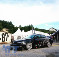 Fanária Emprós LED Proboleís Hméras (DRL) katállhloi gia VW Jetta Mk6 VI (2011-2017) Dipló Xenon Schediasmós Dunamikó Flowing Signals Demon Look-image-6027473