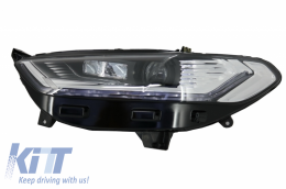 Fanária Emprós LED Proboleís Hméras (DRL) Emfánish Xenon katállhloi gia Ford Mondeo MK5 (2013-2016) Dunamikó diadochiká Fotismós strofís Chrómio-image-6029829
