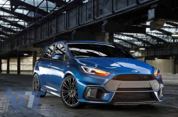 Fanária Emprós LED Proboleís Hméras (DRL) katállhloi gia Ford Focus III Mk3 (2015-2017) Dipló Xenon Schediasmós Dunamikó Flowing Turn Signals Demon Look-image-6033049