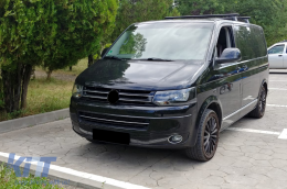 Fanária Emprós LED Proboleís Hméras (DRL) katállhloi gia VW Transporter T5 Multivan Ananéosh (2010-2015) U Tube Emfánish Xenon-image-6083070