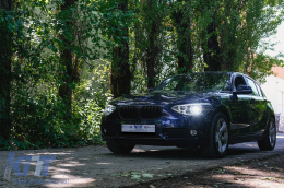 Fanária Emprós LED Proboleís Hméras (DRL) Máti tou aggélou katállhlo gia BMW Seirá 1 F20 F21 (2011-2014) Mavro-image-6093955