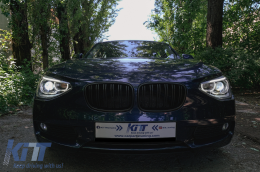 Fanária Emprós LED Proboleís Hméras (DRL) Máti tou aggélou katállhlo gia BMW Seirá 1 F20 F21 (2011-2014) Mavro-image-6093957
