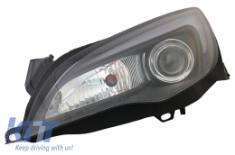 Fanária Emprós LED Proboleís Hméras (DRL) katállhloi gia Opel Astra J (2010-2015) TUBE LIGHT BLACK-image-6060656