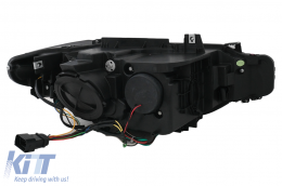 Fanária Emprós LED Proboleís Hméras (DRL) Mátia Aggélou katállhloi gia BMW Seirá 3 F30 F31 LCI Sedan Touring (2015-2019) Mavro-image-6100385