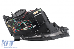 Fanária Emprós LED Proboleís Hméras (DRL) Mátia Aggélou katállhloi gia BMW Seirá 3 F30 F31 LCI Sedan Touring (2015-2019) Chrómio-image-6100816