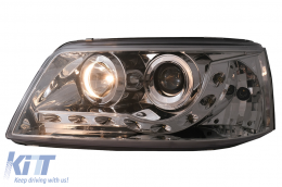 Fanária Emprós LED Proboleís Hméras (DRL) katállhloi gia VW Transporter T5 (04.2003-08.2009) Chrómio-image-6100827