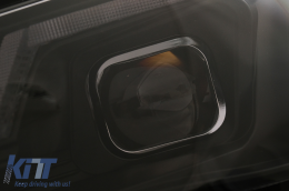 Fanária Emprós LED Proboleís Hméras (DRL) katállhloi gia AUDI A4 B8.5 Ananéosh (2012-2015) Dunamikó Sequential Turning Light Mavro-image-6109329