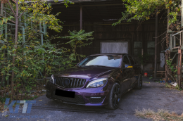 Fanária Emprós LED Tube Light katállhlo gia Mercedes C-Class W204 S204 (2007-2010) Mavro me diadochiká Dunamikó Fotismós strofís-image-6097138