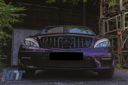 Fanária Emprós LED Tube Light katállhlo gia Mercedes C-Class W204 S204 (2007-2010) Mavro me diadochiká Dunamikó Fotismós strofís-image-6097140