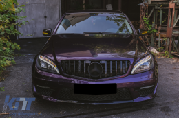 Fanária Emprós LED Tube Light katállhlo gia Mercedes C-Class W204 S204 (2007-2010) Mavro me diadochiká Dunamikó Fotismós strofís-image-6097141