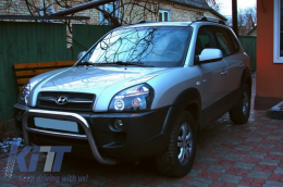 Fanária Emprós Mátia Aggélou Dual Halo Rims katállhla gia Hyundai Tucson (2004-2010) Mavro-image-6045820