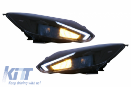 Fanária Emprós Osram LED katállhloi gia Ford Focus III Mk3 (2010-2014) Anabáthmish Xenón OEM Chalogóno-image-6042856