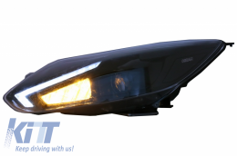 Fanária Emprós Osram LED katállhloi gia Ford Focus III Mk3 (2010-2014) Anabáthmish Xenón OEM Chalogóno-image-6042858
