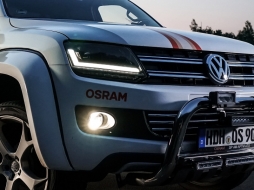 Fanária Emprós Osram LEDriving Plírhs LED katállhloi gia VW Amarok (2010-2021) Dunamikó Sequential Fotismós strofís Mavro-image-6053675