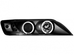 image-14-Headlights suitable for BMW Z3 Coupe / Roadster (01.1996-2002) Angel Eyes 2 Halo Rims Black