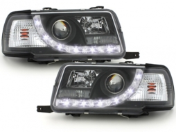 image-23-DAYLINE Headlights suitable for Audi 80 B4 Limousine / Avant (09.01991-04.1996) LED DRL Design Black
