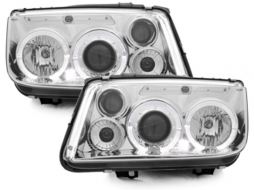 image-63-Headlights suitable for VW Bora (1998-2005) Angel Eyes 2 Halo Rims Chrome
