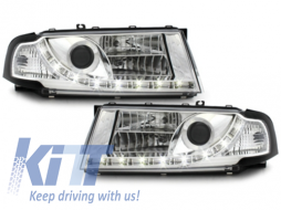 image-67-DAYLIGHT LED DRL Headlights suitable for Skoda Octavia I (08.2000-2010) Chrome