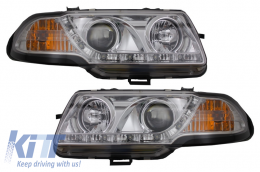 image-77-DAYLIGHT Headlights suitable for Opel Astra F (09.1994-08.1997) LED DRL Chrome