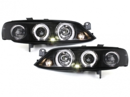 image-69-Headlights suitable for Opel Vectra B (11.1995-12.1998) Angel Eyes 2 Halo Rims Black