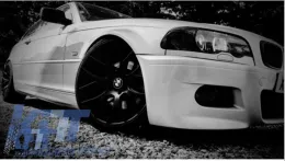 Предна Броня с Фарове за мъгла , подходяща за BMW 3 Series Купе Кабрио Sedan Estate E46 (1998-2004) M3 Дизайн-image-6086703