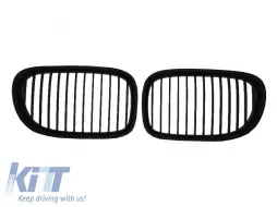 image-27-Front Grille Kidney suitable for BMW F01 Series 7 2008-up Matte Black