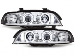 image-17-Angel Eyes Headlights suitable for BMW 5 Series E39 (1995-06.2003) Chrome