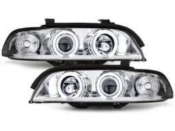 image-33-Angel Eyes Headlights suitable for BMW 5 Series E39 (1995-06.2003) Chrome