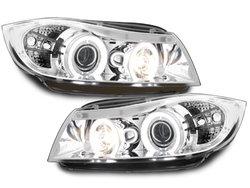 image-19-headlights suitable for BMW E90/E91 3er_2 CCFL halo rims_chrome