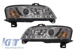 image-40-D-LITE Headlights suitable for FIAT Stilo 01-08L ED Daytime running light Chrome