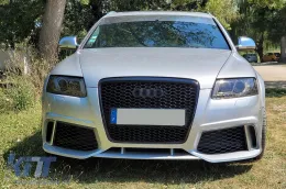 Предна Броня подходяща за Audi A6 C6 4F Sedan Avant (2004-2010) RS6 Look-image-6107906