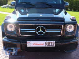 Пълен комплект за преобразуване на тялото, подходящ за Mercedes G-Class W463 (1989-2017) G63 G65 Дизайн-image-56261