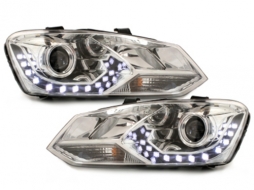 image-48-DAYLINE headlights suitable for VW Polo 6R 09+_drl optic_chrome