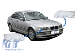 image-6-Headlight Glasses suitable for BMW E46 3 Series (1998-2001) Pre Facelift