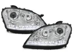 image-21-DAYLIGHT Headlights suitable for Mercedes M-Class ML W164 (2005-2007) Chrome