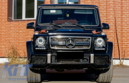Фарове Хром подходящи за Mercedes G-Class W463 (1989-2012) Bi-Xenon Look-image-6060152