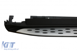 Подножки, подходящи за Mercedes GL-Class X166 (2012-2015) GLS-Class Facelift (2016-2018) Степенки с LED лампа-image-6069340