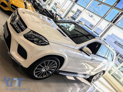Подножки, подходящи за Mercedes GL-Class X166 (2012-2015) GLS-Class Facelift (2016-2018) Степенки с LED лампа-image-6069439