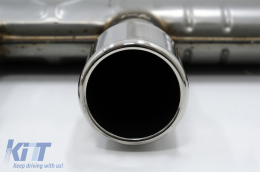 Изпускателна система подходяща за VW Golf 5 R32 (2003-2007) Golf 6 R20 (2008-2013) Catback заглушител R20 R32-image-6079836