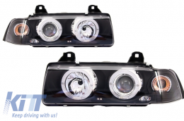 image-12-Angel Eyes Headlights suitable for BMW 3 Series E36 2D Coupe/Cabrio (1992-1997)