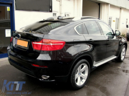 Релси на покрива подходящи за BMW X6 E71 E72 (2008-2015) Сребърен-image-6078988