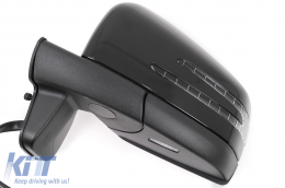 Цялостно Огледало , подходящо за Mercedes G-Class W463 (1989-2018) 2013 Дизайн Piano Black-image-45526