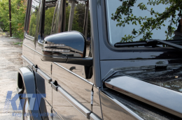 Цялостно Огледало , подходящо за Mercedes G-Class W463 (1989-2018) 2013 Дизайн Piano Black-image-56250