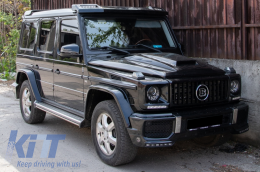 Цялостно Огледало , подходящо за Mercedes G-Class W463 (1989-2018) 2013 Дизайн Piano Black-image-6044053