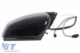 Цялостно Огледало , подходящо за Mercedes G-Class W463 (1989-2018) 2013 Дизайн Piano Black-image-6094201