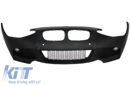 image-61-Front Bumper suitable for BMW 1 Series F20 F21 (2011-08.2014) M-Technik Design